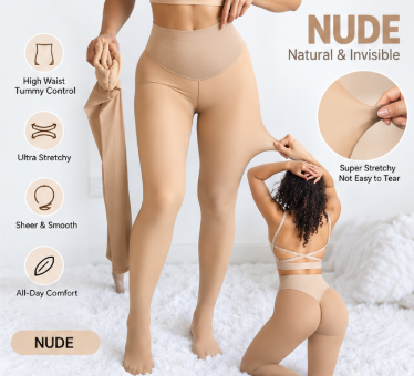 🥰LAST DAY SAEL 50% OFF!!⚡50K+ SOLD!❄️One-Seam Shaping Fleece Leggings✨✨Stay Warm.Look Snatched. 💕4