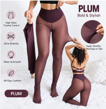 🥰LAST DAY SAEL 50% OFF!!⚡50K+ SOLD!❄️One-Seam Shaping Fleece Leggings✨✨Stay Warm.Look Snatched. 💕4