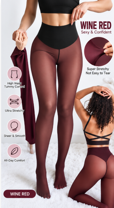 🥰LAST DAY SAEL 50% OFF!!⚡50K+ SOLD!❄️One-Seam Shaping Fleece Leggings✨✨Stay Warm.Look Snatched. 💕4