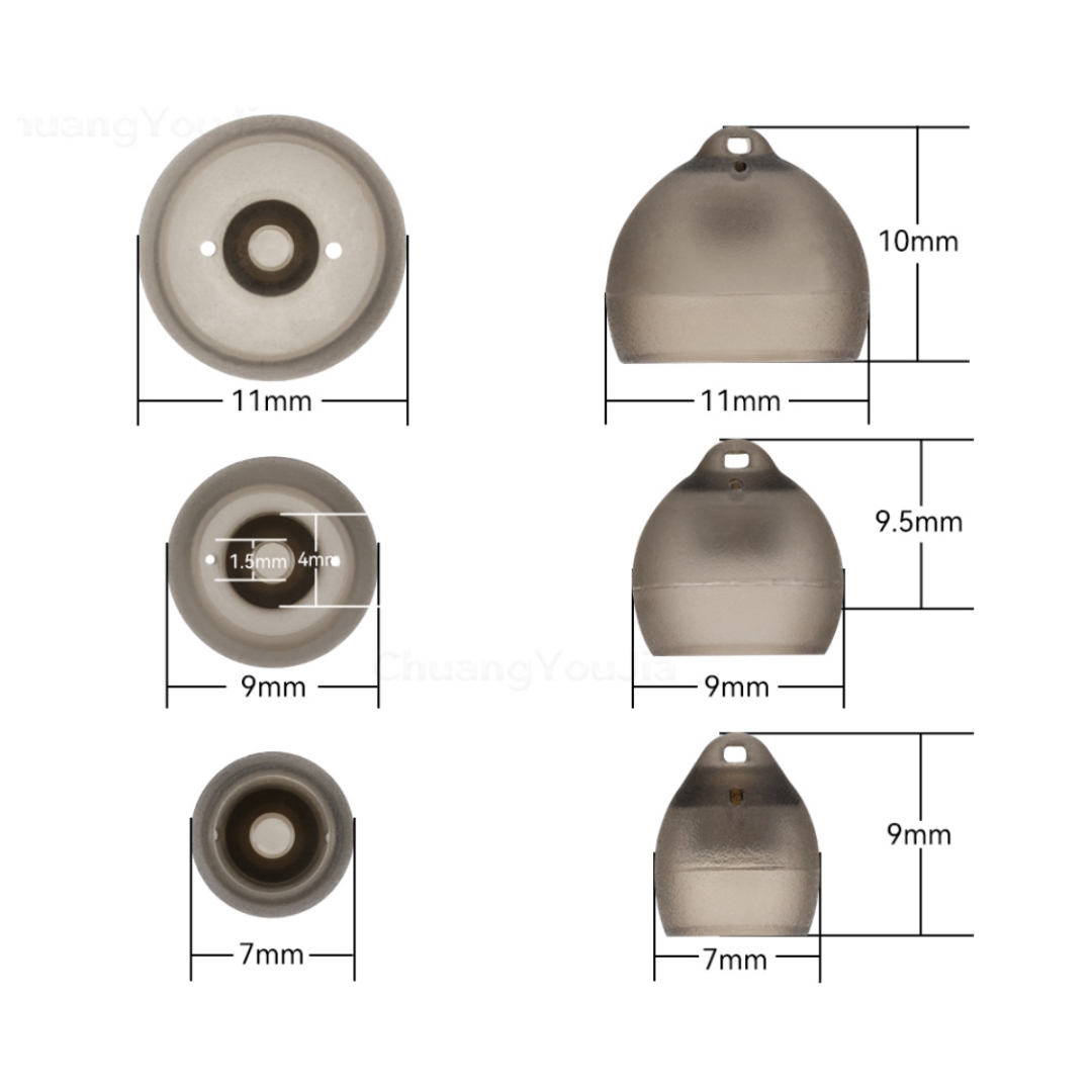 For Phonak hearing aids 4.0 Vented Domes