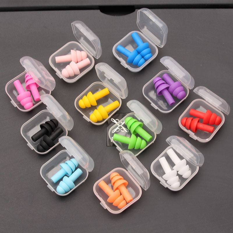 Soft Portable Silicone Earplug 2 PCs Eartip Household Sundries Noise Reduction Hearing Protection Sleeping Included