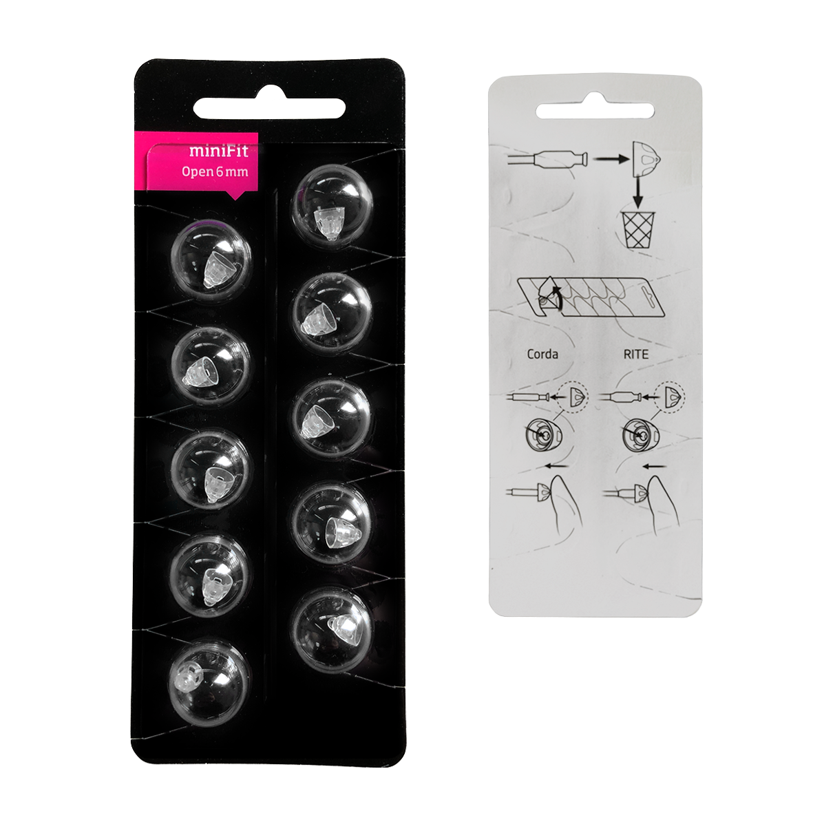 For Oticon Minifit Open Domes 