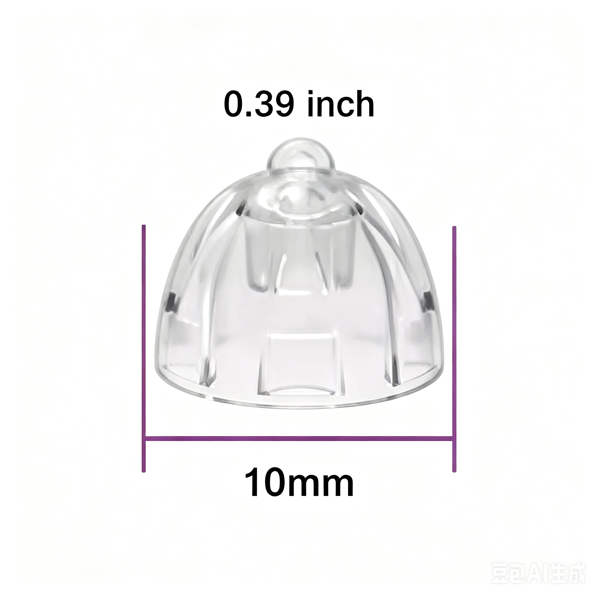For Oticon hearing aids, Minifit Open Bass Domes