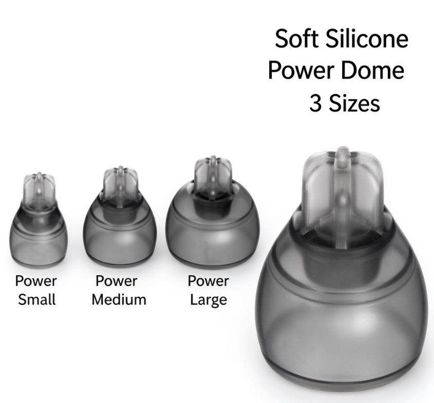 For Phonak hearing aids EasyGuard Power Domes S/M/L Hearing Aid Ear Tips
