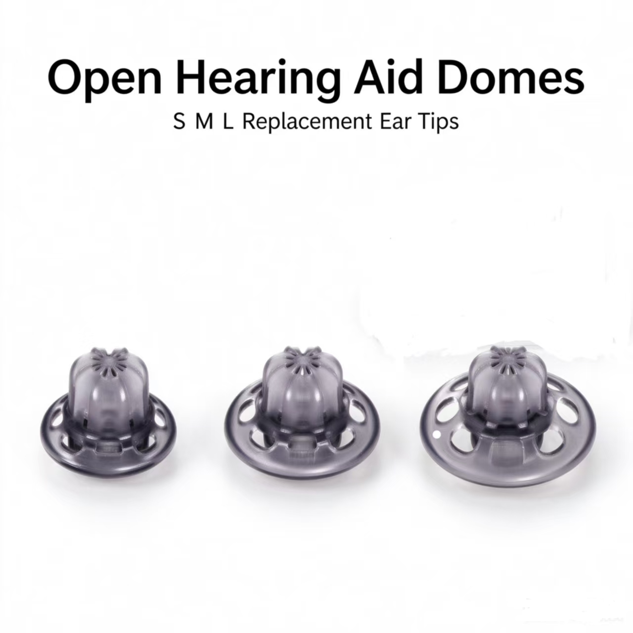 For Phonak hearing aids EasyGuard Open Domes S/M/L Hearing Aid Ear Tips