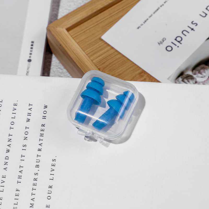 Soft Portable Silicone Earplug 2 PCs Eartip Household Sundries Noise Reduction Hearing Protection Sleeping Included