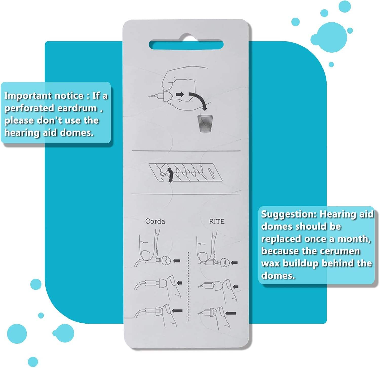 For oction hearing aids