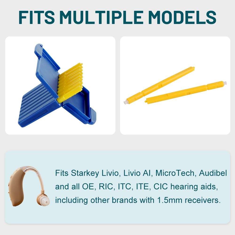 Hearing Aid Wax Guards Starkey Filters Hear clear Wax Guards for Starkey CIC and RIC Hearing Aids Supplies Accessories