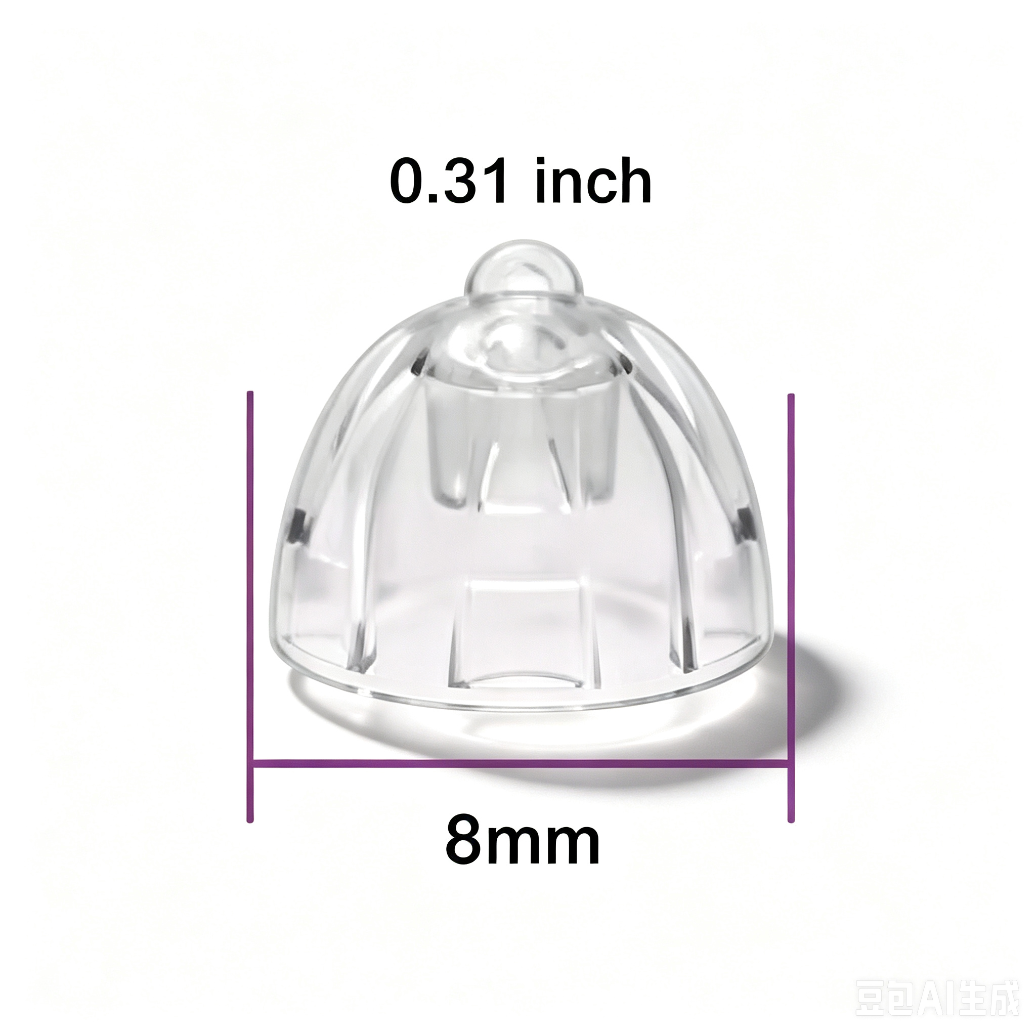 For Oticon hearing aids, Minifit Open Bass Domes