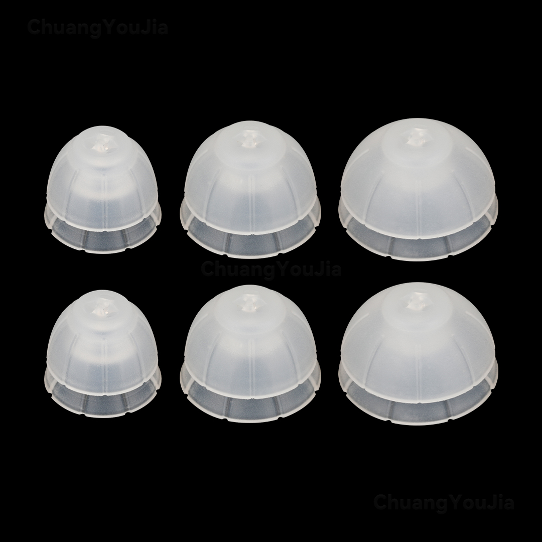 For RIC hearing aids, C1586 Closed Domes, Silicone Replacement Hearing Aid Domes, 10/12/14mm Optional