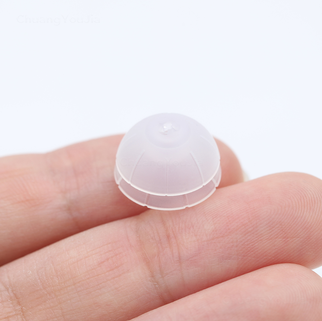 For RIC hearing aids, C1586 Closed Domes, Silicone Replacement Hearing Aid Domes, 10/12/14mm Optional