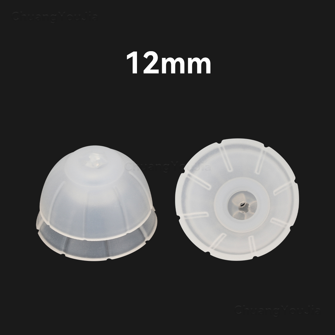 For RIC hearing aids, C1586 Closed Domes, Silicone Replacement Hearing Aid Domes, 10/12/14mm Optional