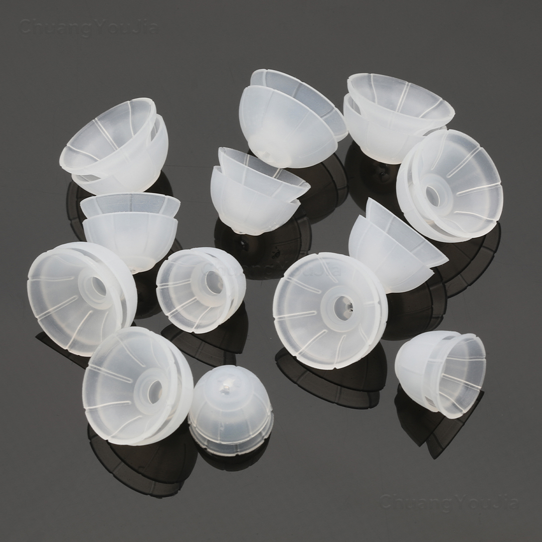 For RIC hearing aids, C1586 Closed Domes, Silicone Replacement Hearing Aid Domes, 10/12/14mm Optional