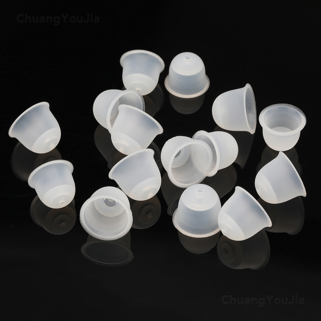 For RIC hearing aids, C1586 Closed Domes, Silicone Replacement Hearing Aid Domes, 10/12/14mm Optional