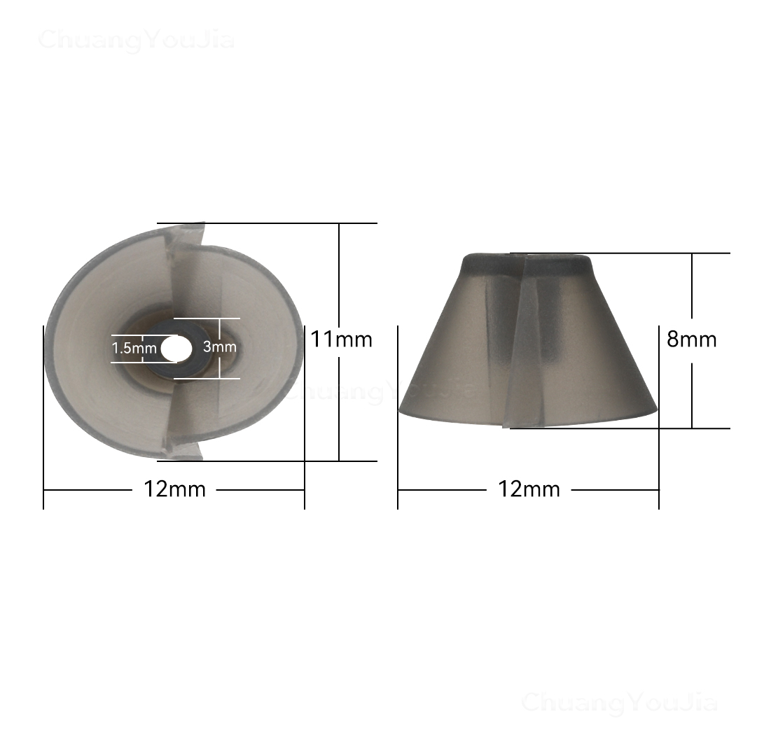 For ReSound hearing aids Tulip Domes 12mm Silicone Hearing Aid Ear Tips