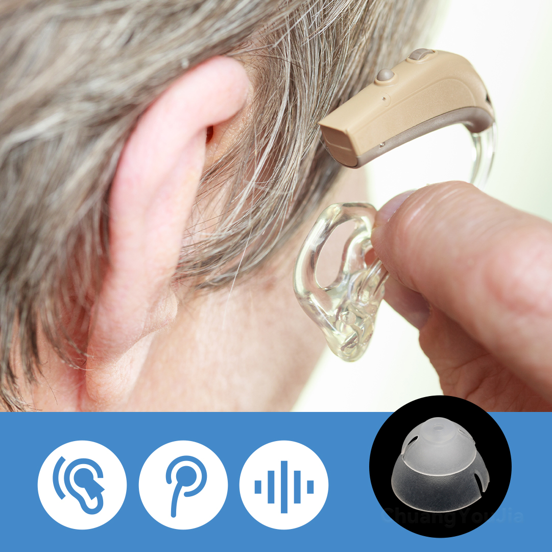 For CIC hearing aids Bell shaped Domes S/M/L Hearing Aid Ear Tips