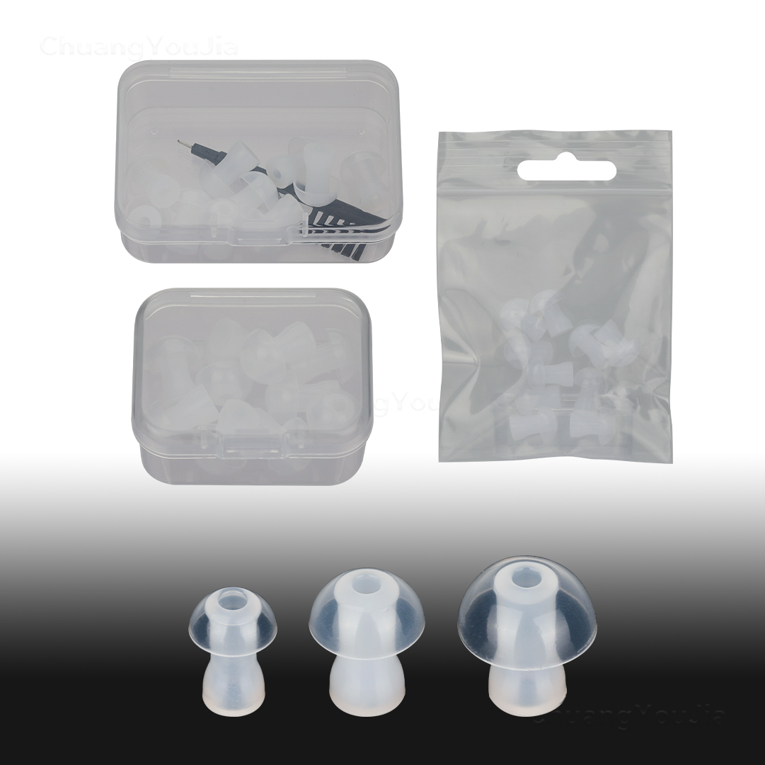 For BTE ITE hearing aids Mushroom Domes S/M/L Hearing Aid Ear Tips