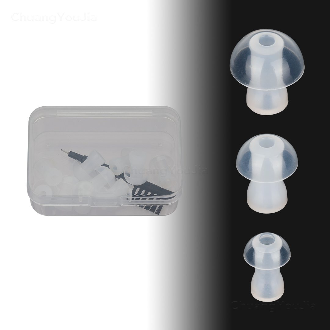 For BTE ITE hearing aids Mushroom Domes S/M/L Hearing Aid Ear Tips