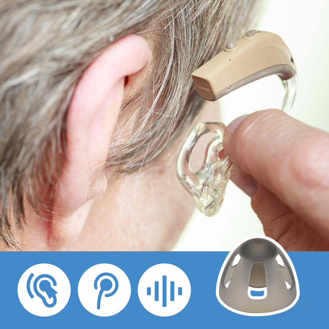 For ReSound hearing aids Open Domes 6/8/10MM Silicone Hearing Aid Ear Tips