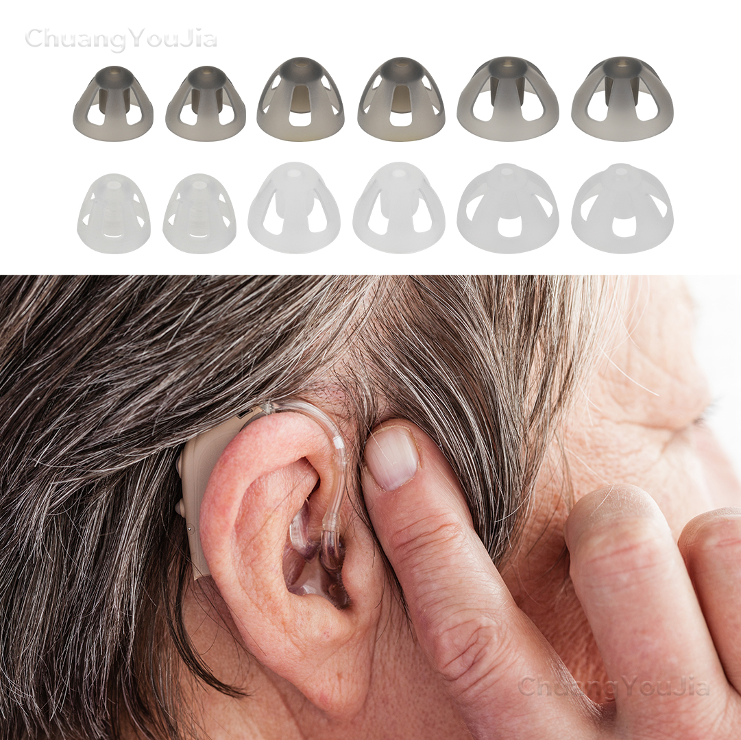 For ReSound hearing aids Open Domes 6/8/10MM Silicone Hearing Aid Ear Tips