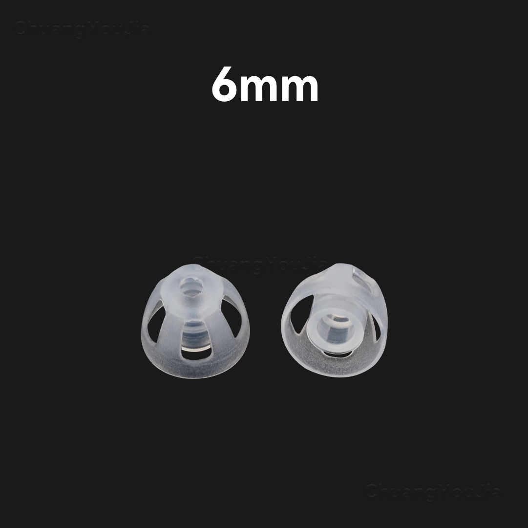 For ReSound hearing aids Open Domes 6/8/10MM Silicone Hearing Aid Ear Tips