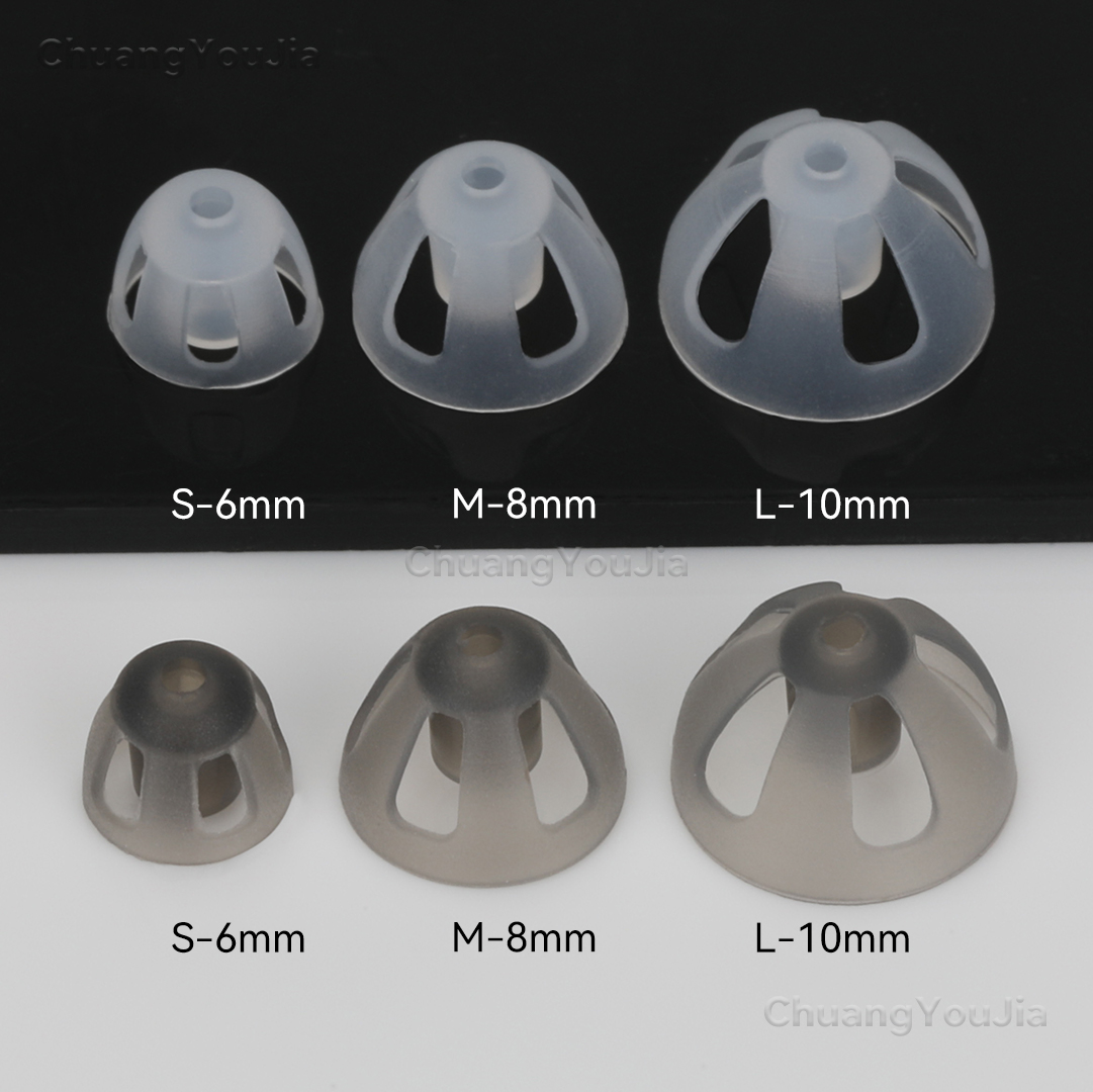 For ReSound hearing aids Open Domes 6/8/10MM Silicone Hearing Aid Ear Tips