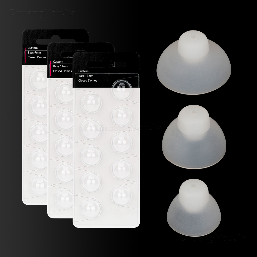 For BTE hearing aids Closed Silicone Domes S/M/L