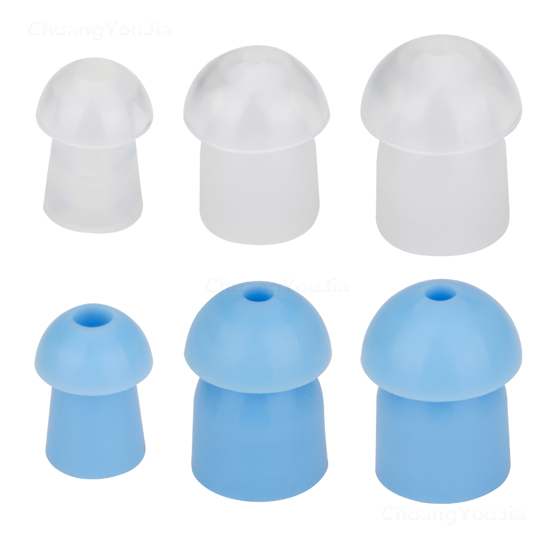 For BTE ITE hearing aids Mushroom Silicone Domes S/M/L