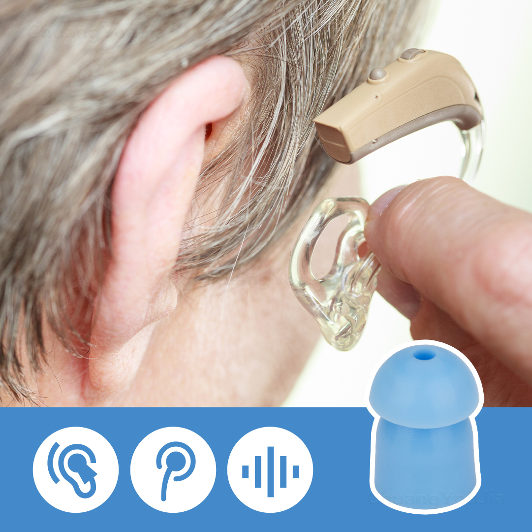 For BTE ITE hearing aids Mushroom Silicone Domes S/M/L