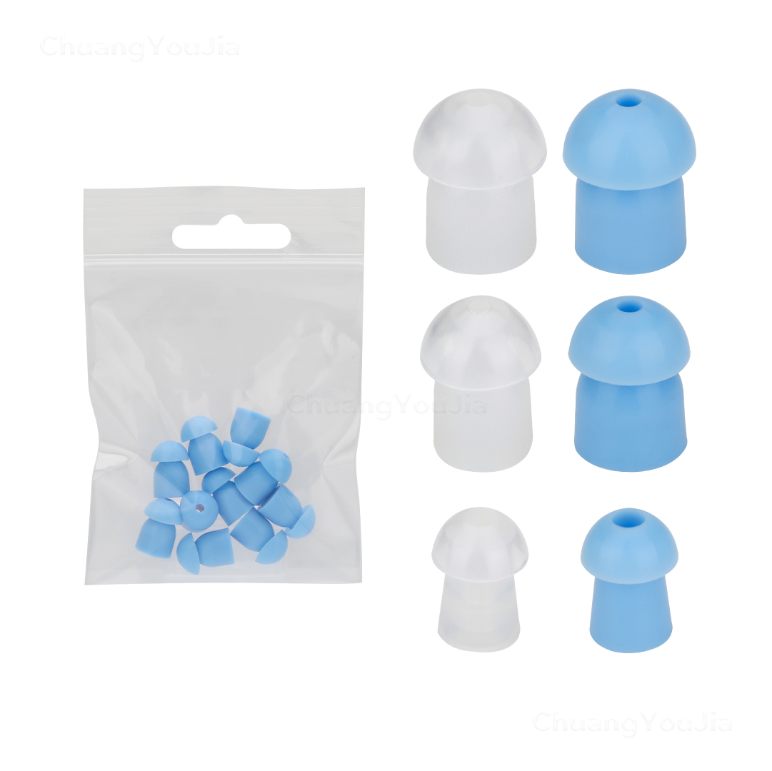 For BTE ITE hearing aids Mushroom Silicone Domes S/M/L