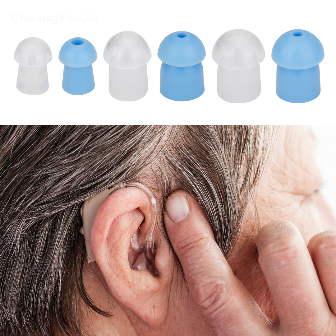 For BTE ITE hearing aids Mushroom Silicone Domes S/M/L