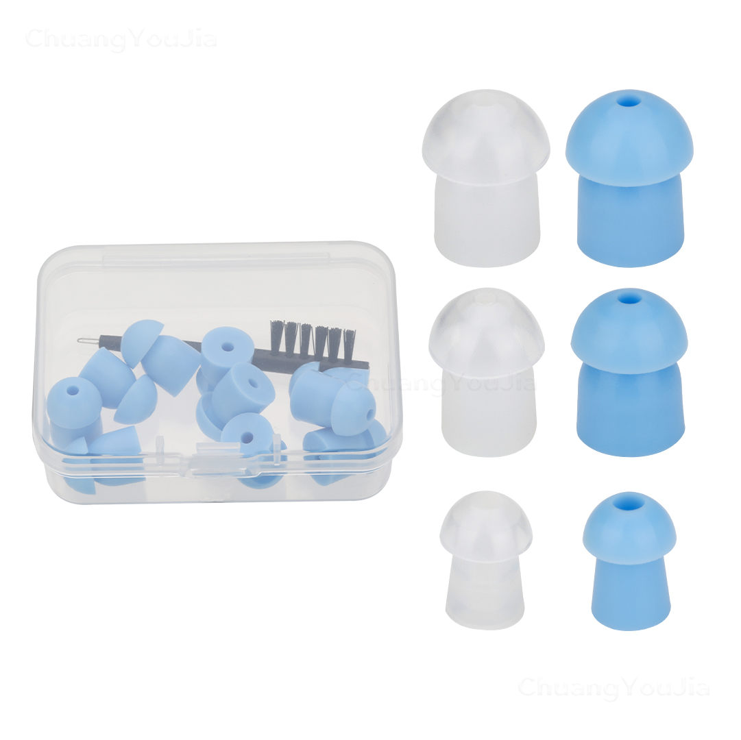 For BTE ITE hearing aids Mushroom Silicone Domes S/M/L