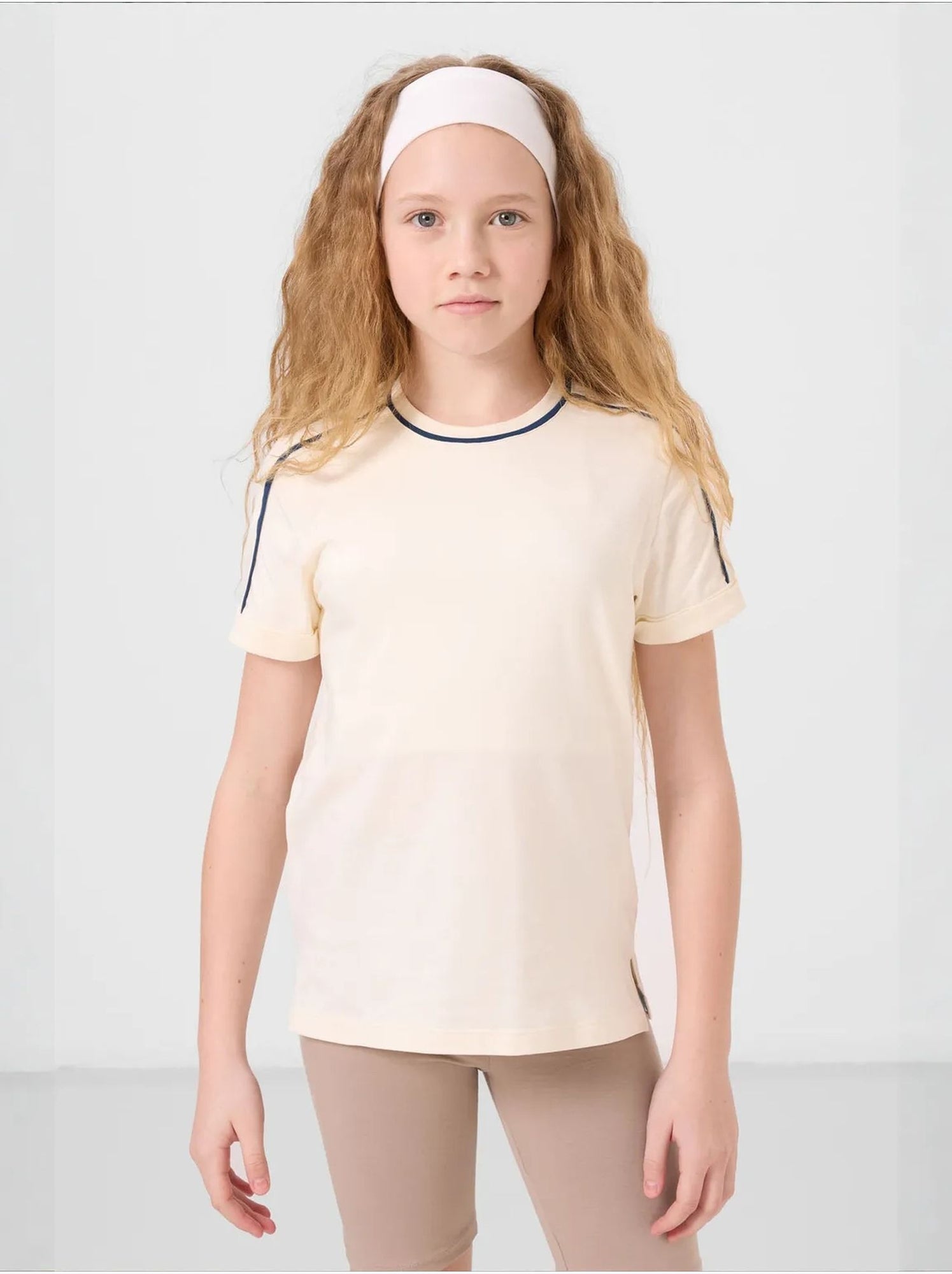 T-shirt unisexe junior en coton et élasthanne tommy - Multicolore