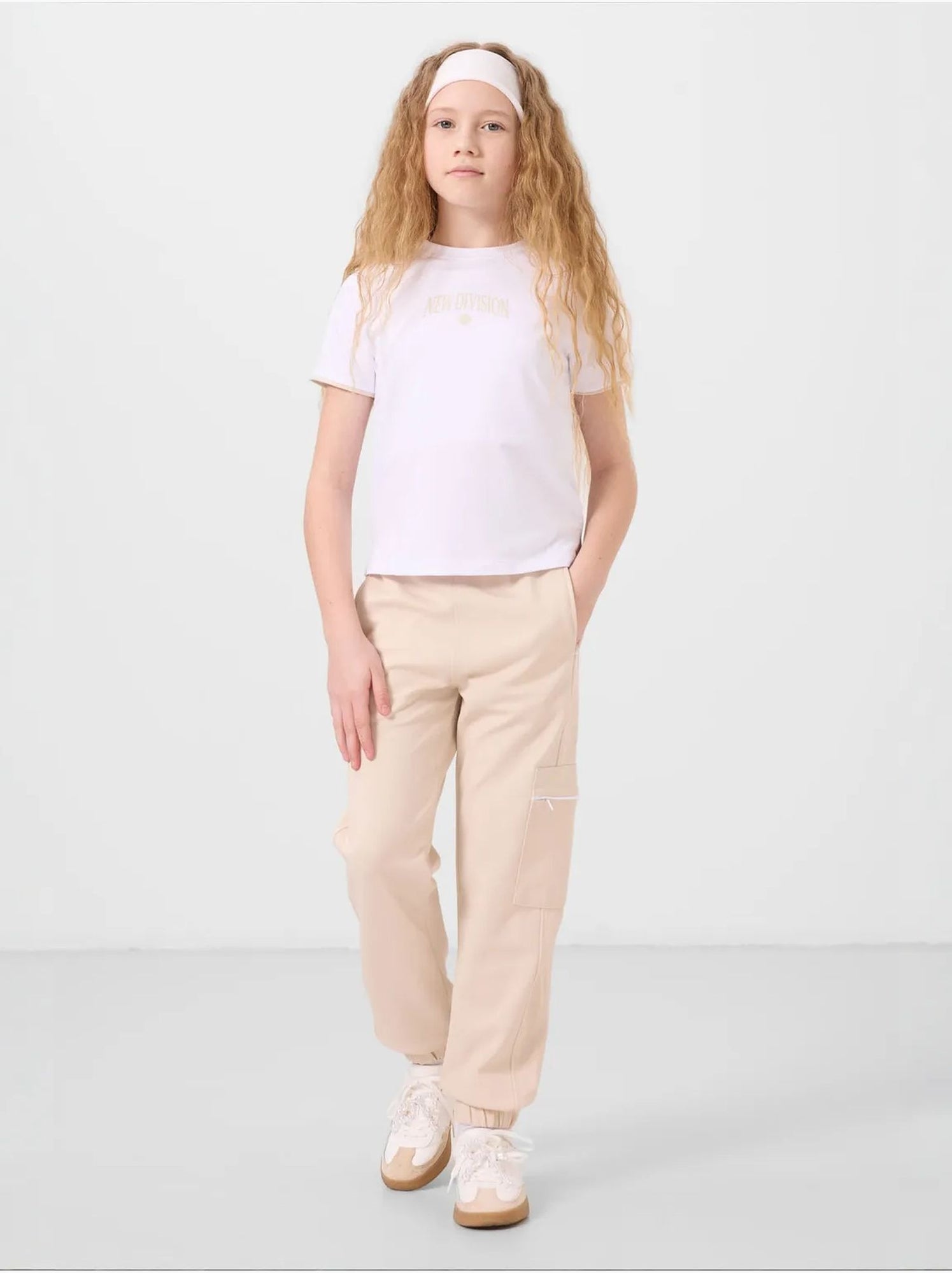Ensemble de pyjama unisexe en mélange de coton tommy - Beige argile