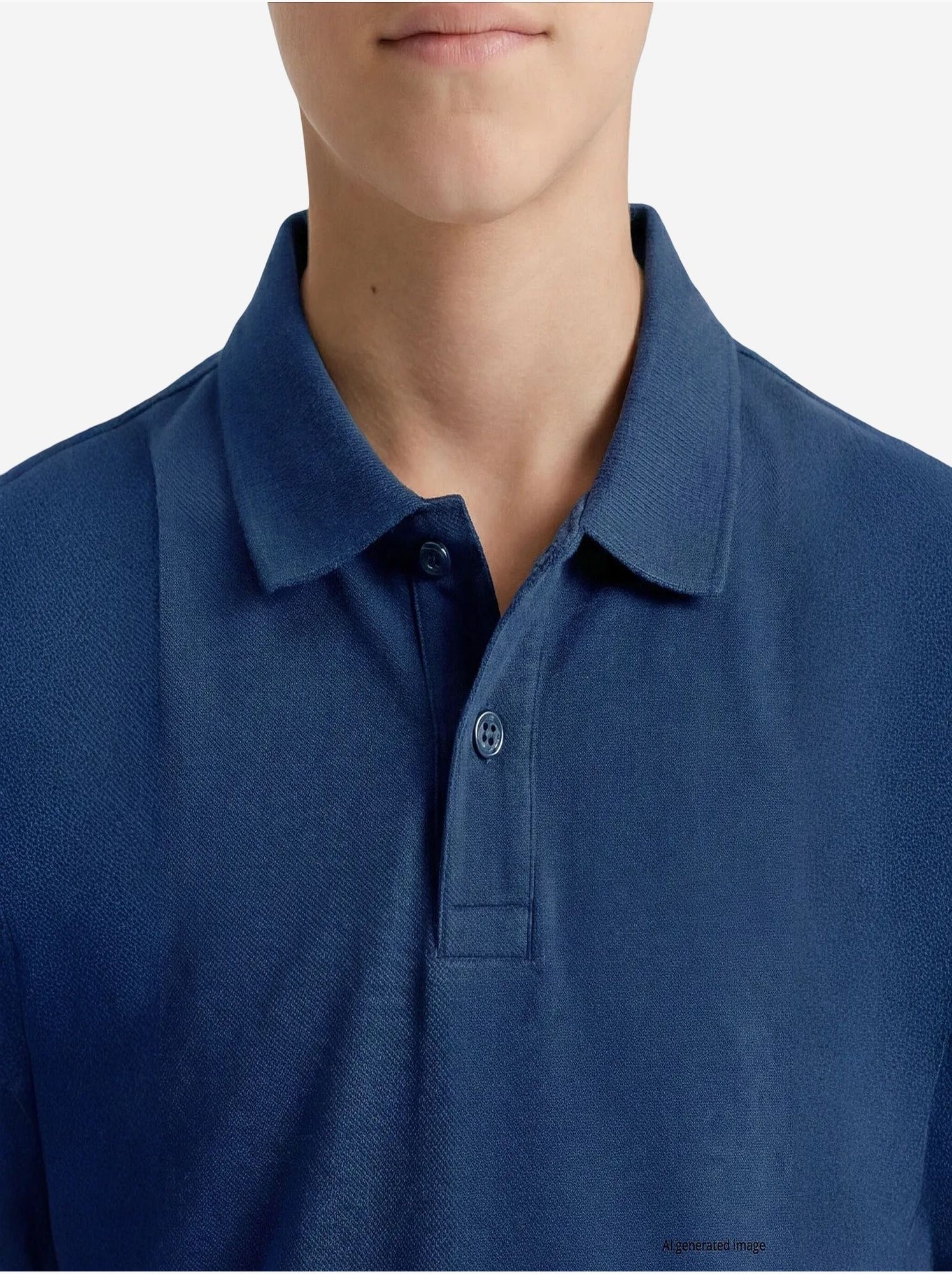 T-shirt homme en mélange coton tommy - Bleu