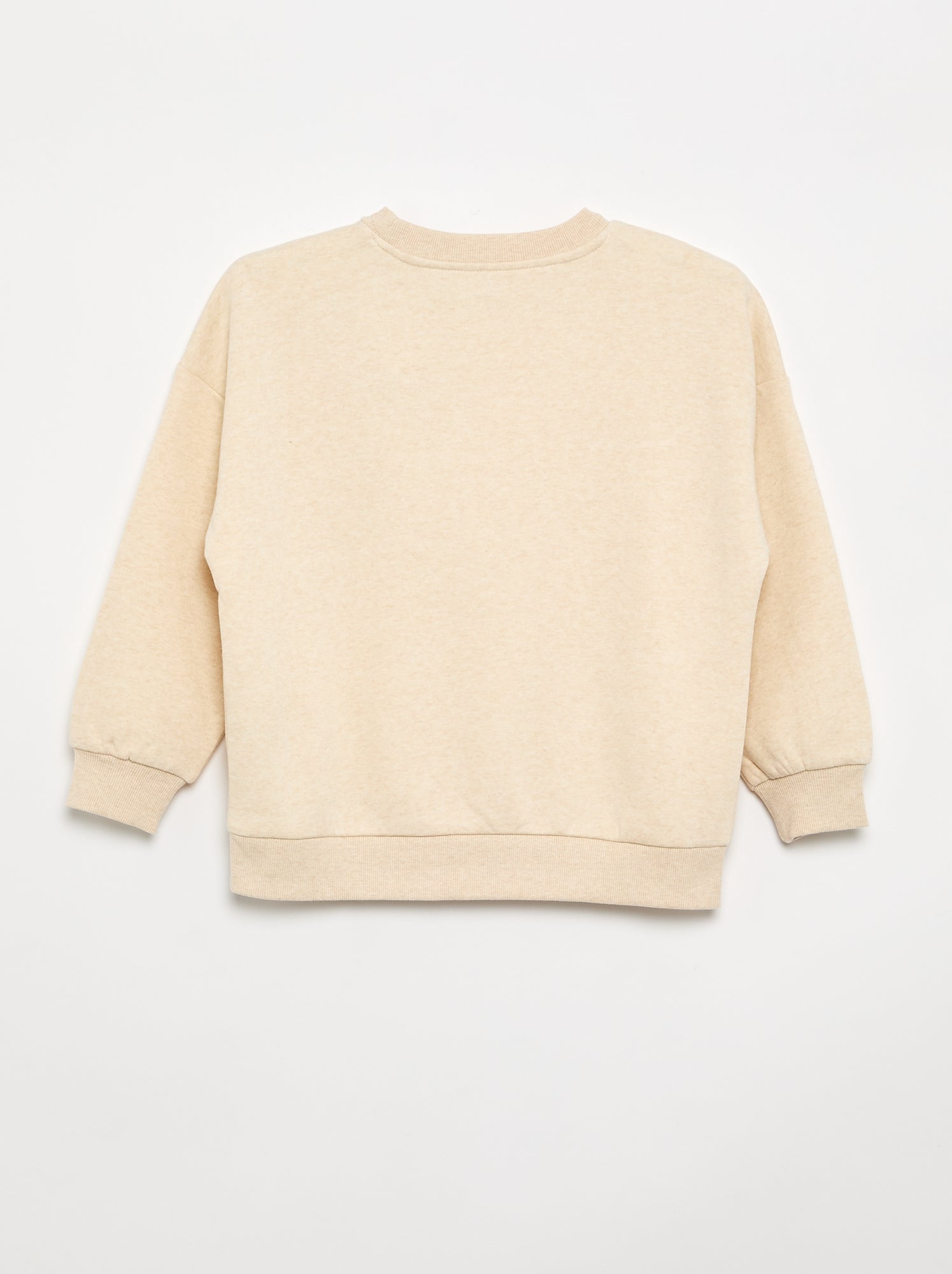 Lot de 2 sweats unis - Beige