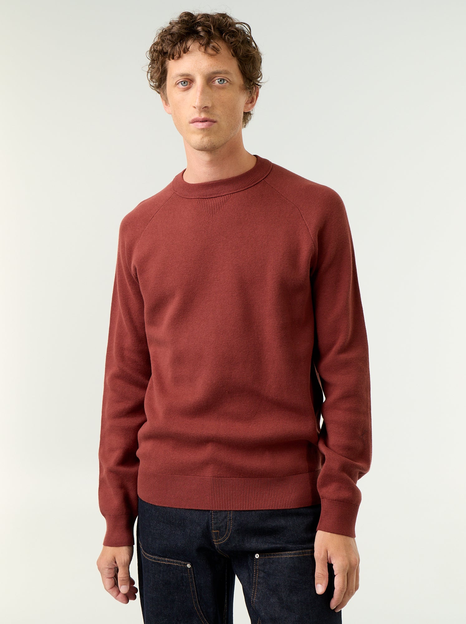Pull en maille grosse jauge - Marron