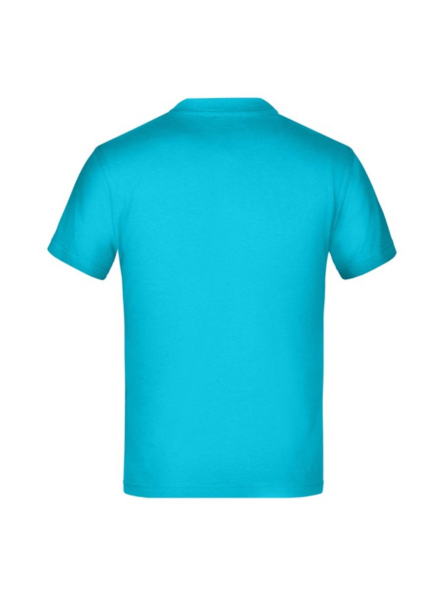 James and Nicholson - T-shirt BASIC - Bleu marine/Turquoise