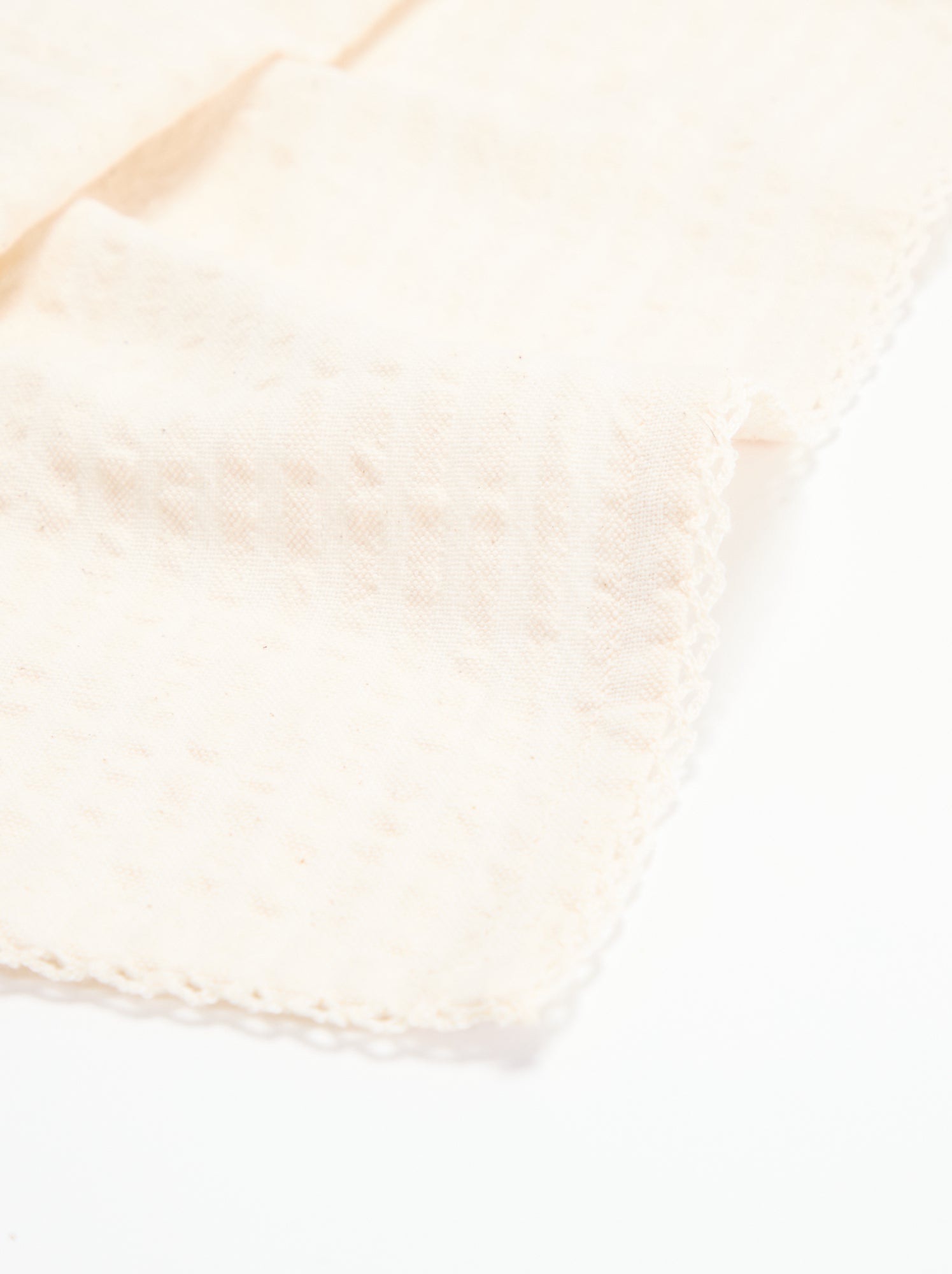 Lot de 2 serviettes de table en seersucker - Beige