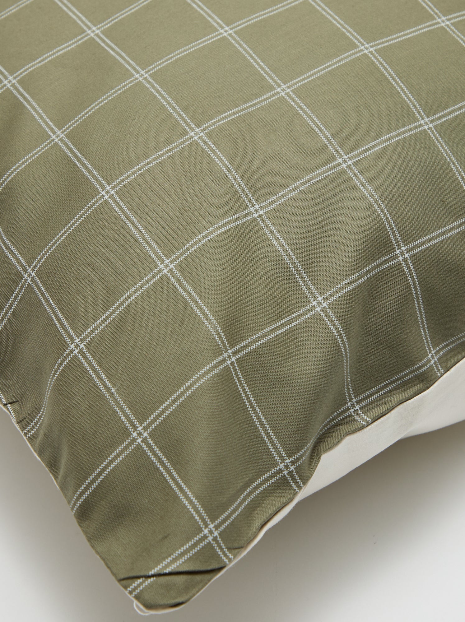 Taie d'oreiller unie 50 x 70 cm - Kiabi Home - Kaki