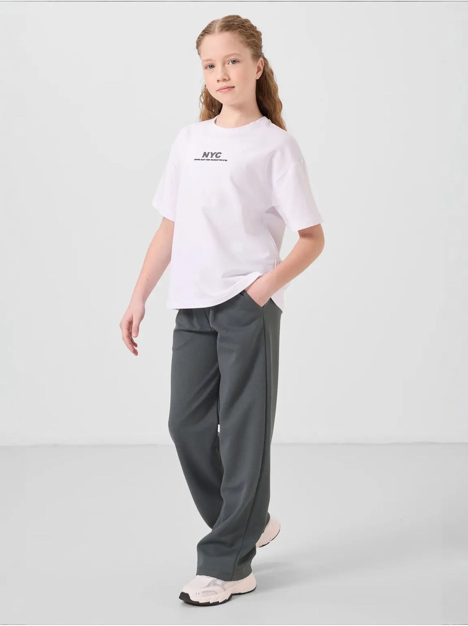 Ensemble pyjama jeunesse en coton et polyester tommy - Gris Noir