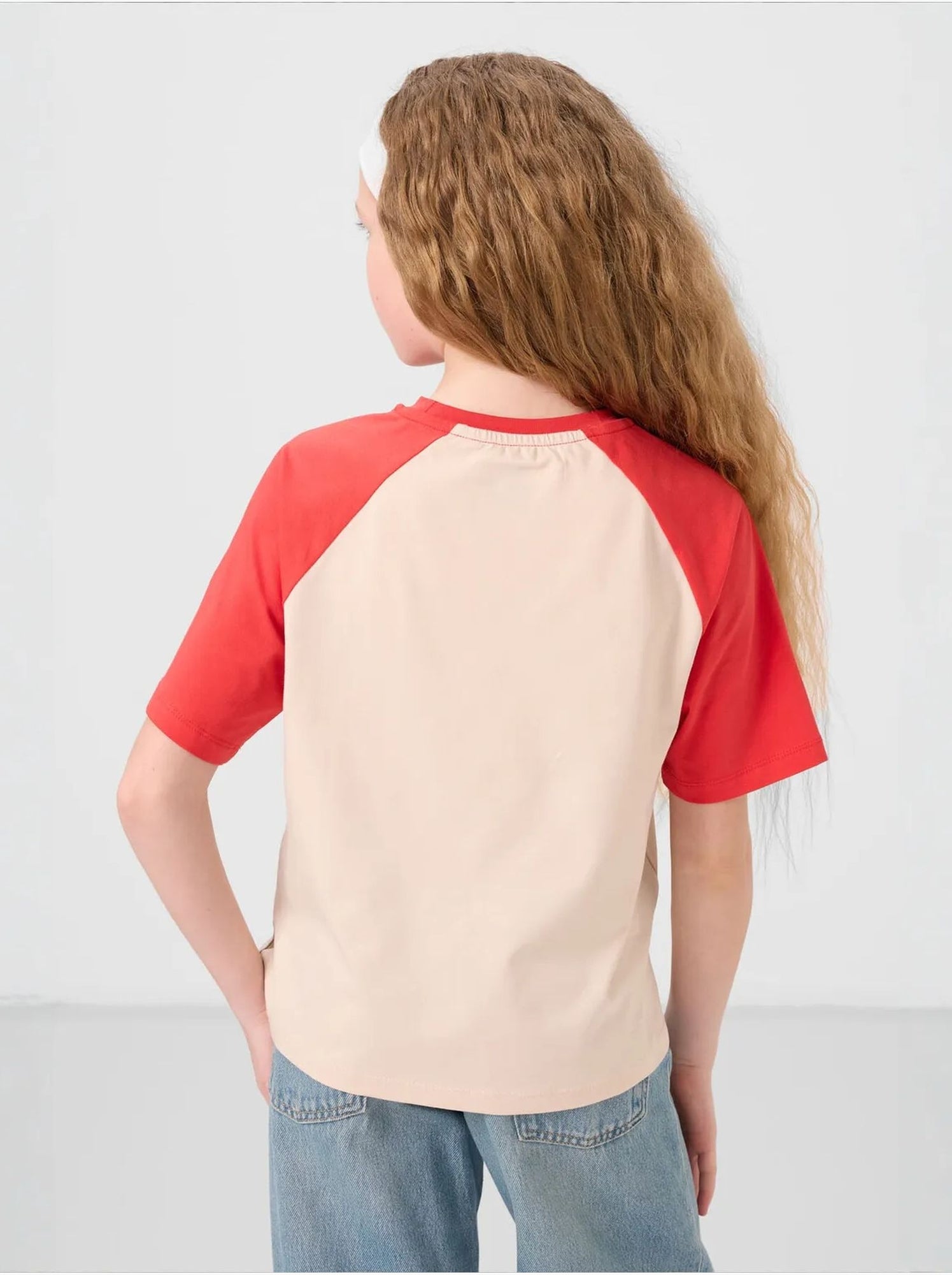 T-shirt unisexe jeunesse en coton et élasthanne tommy - Multicolore