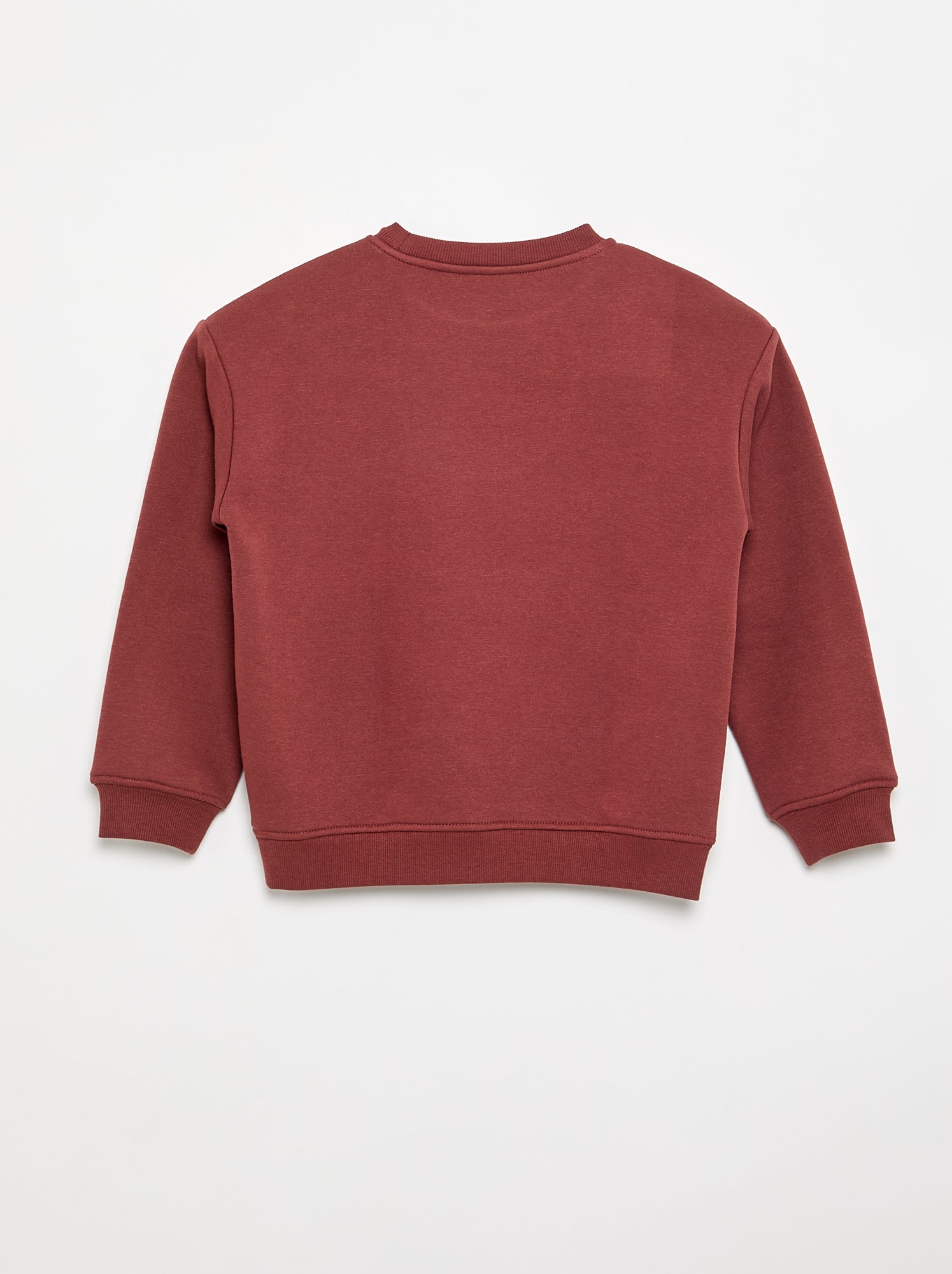Sweat loose avec imprimé - Marron (DTA86_33)