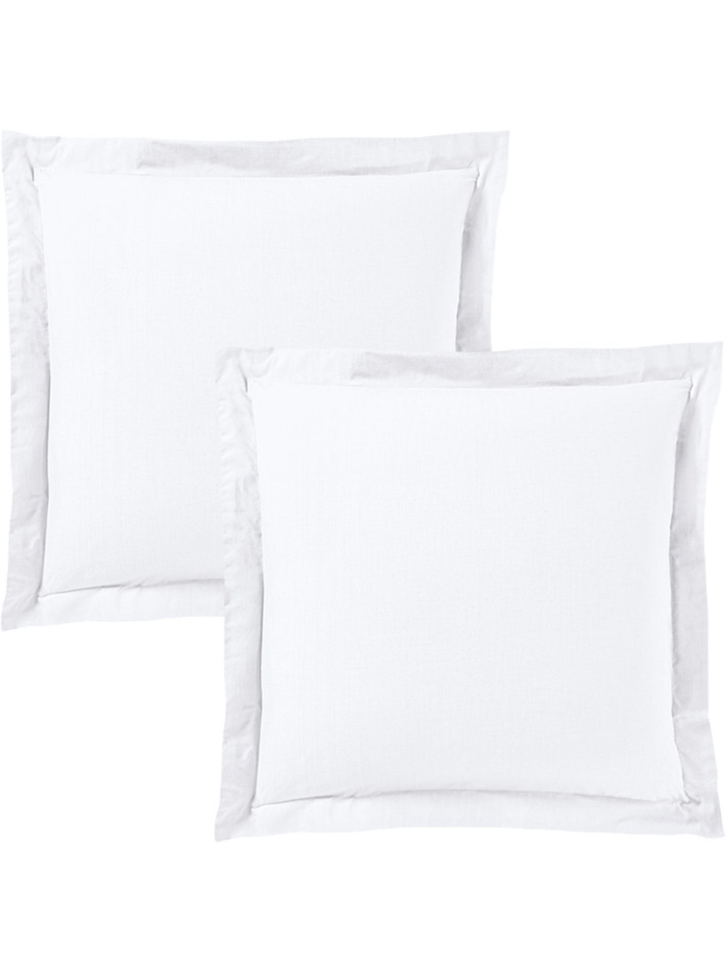Taie d'oreiller - Coton Pur - 100 % Coton 57 Fils/cm² - Blanc