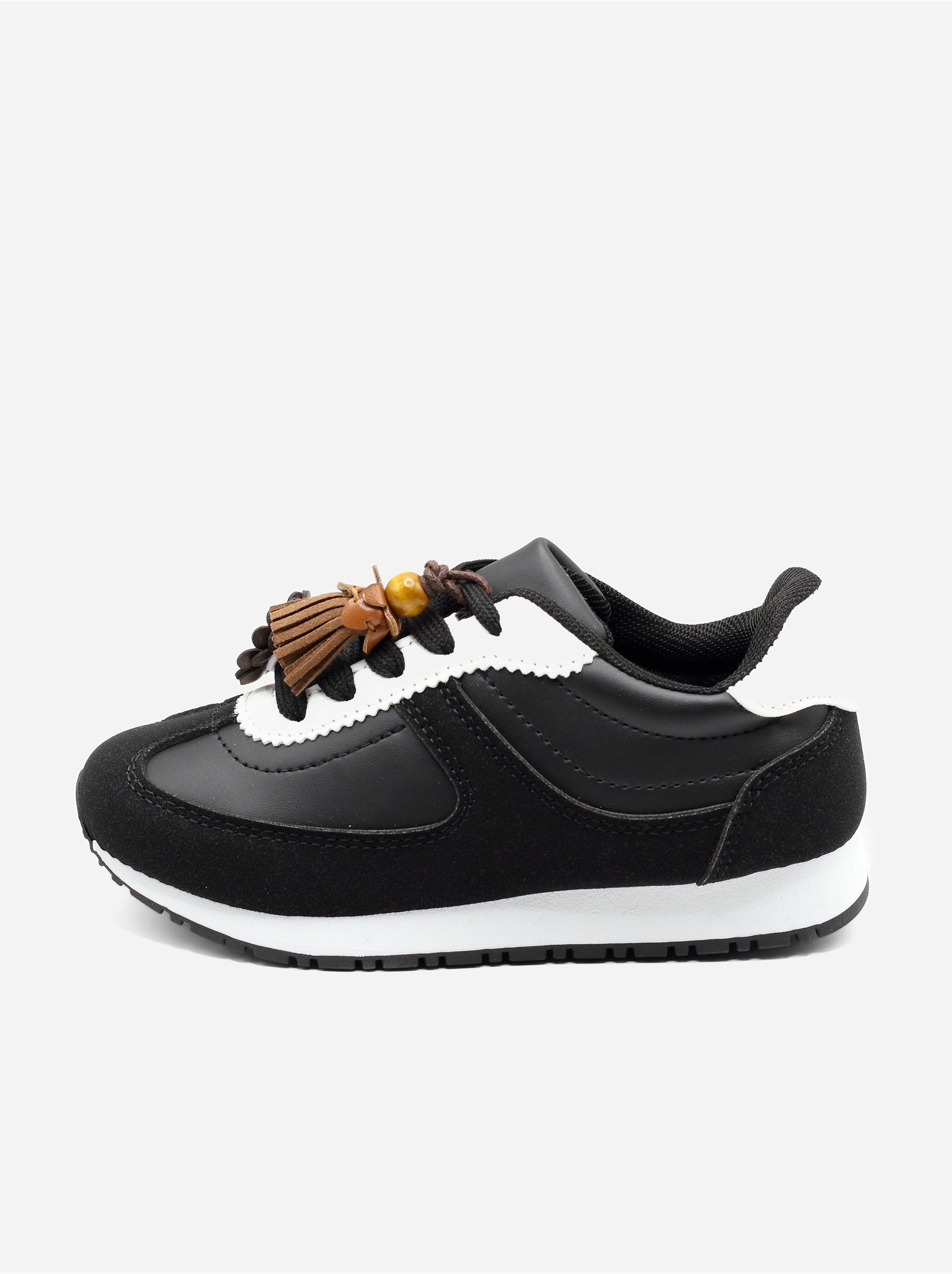 Baskets a lacets - Noir