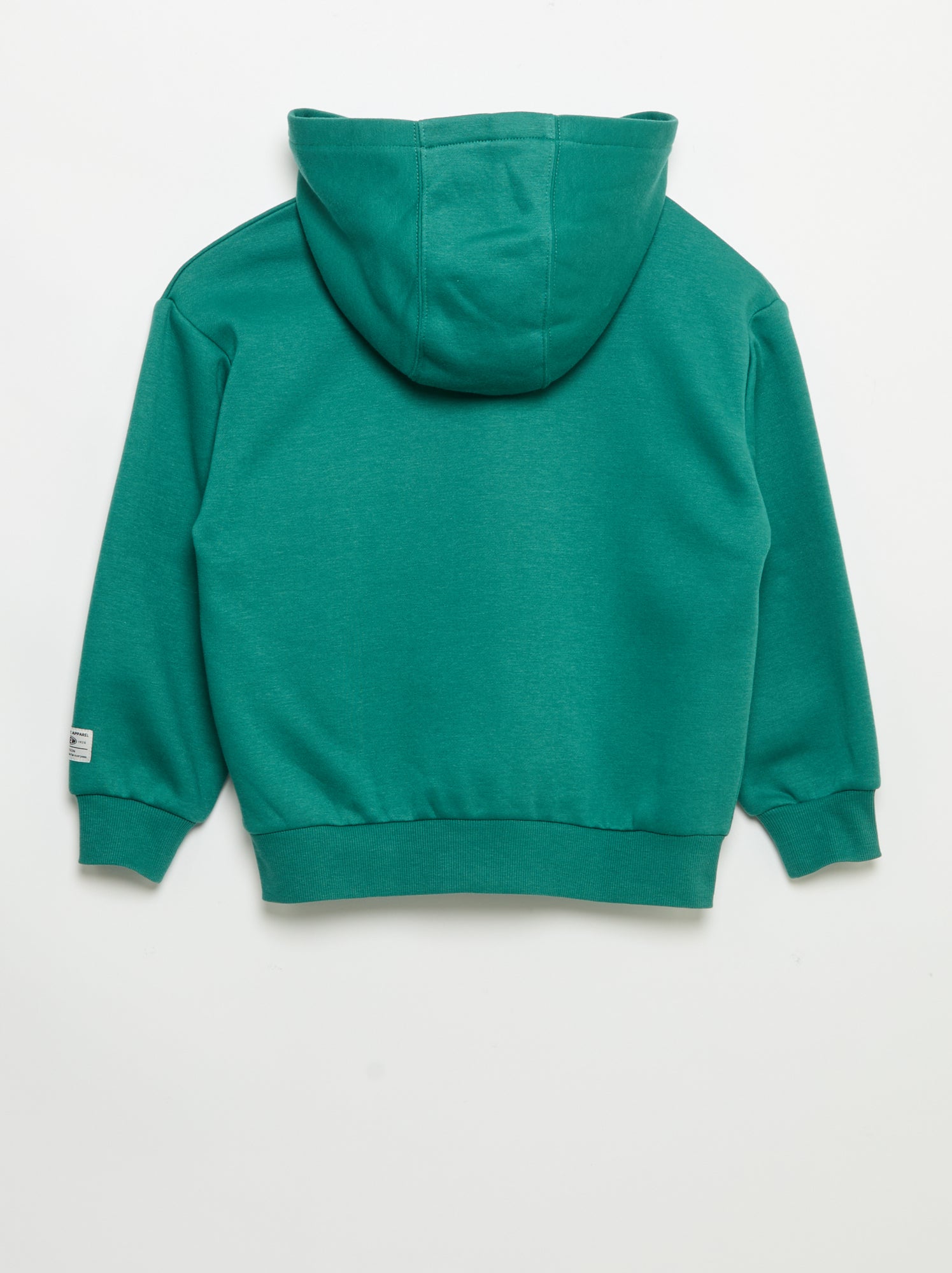 Sweat à capuche imprimé - Vert