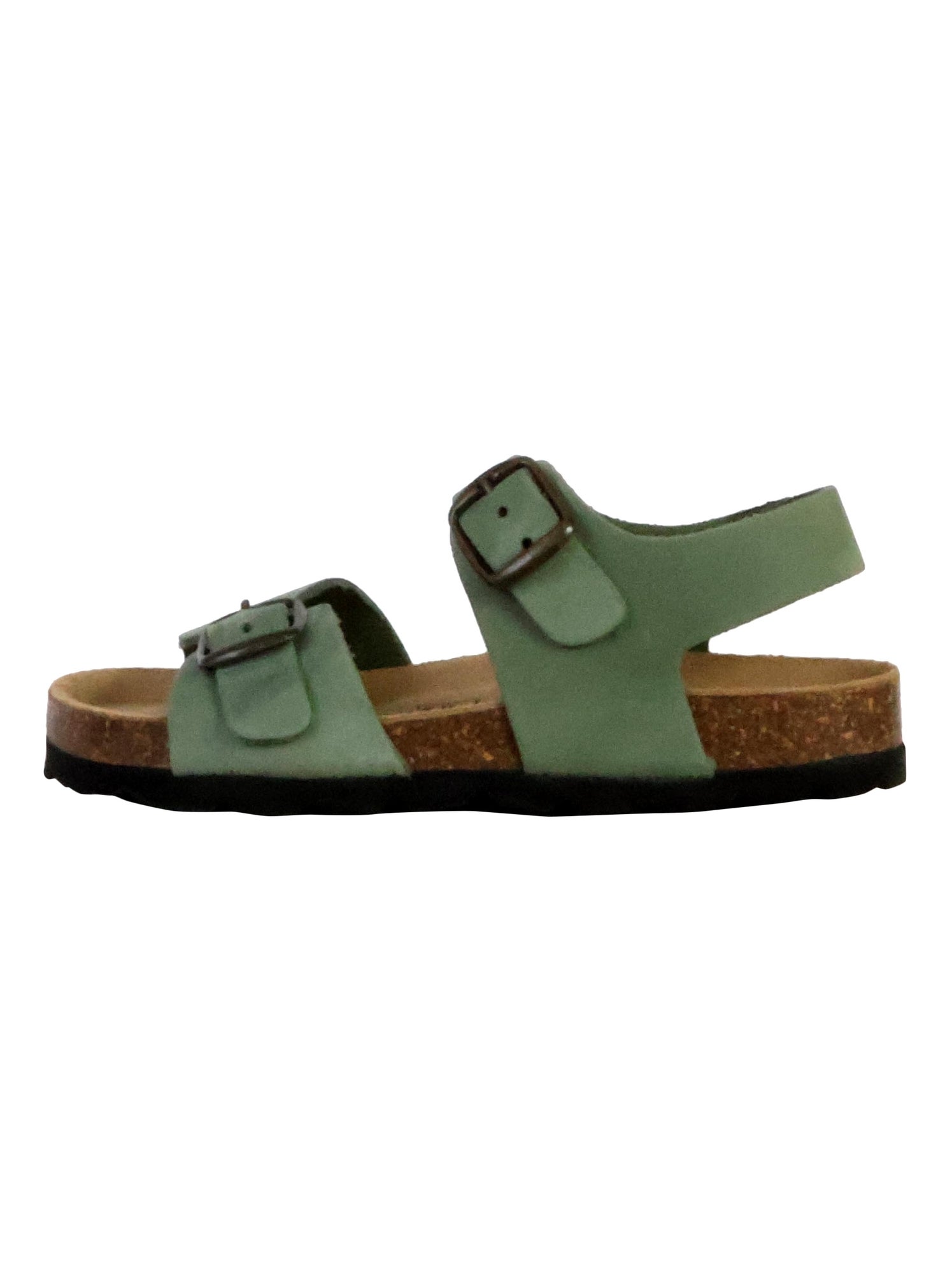 Mules Cuir Enfant The Divine Factory - Vert