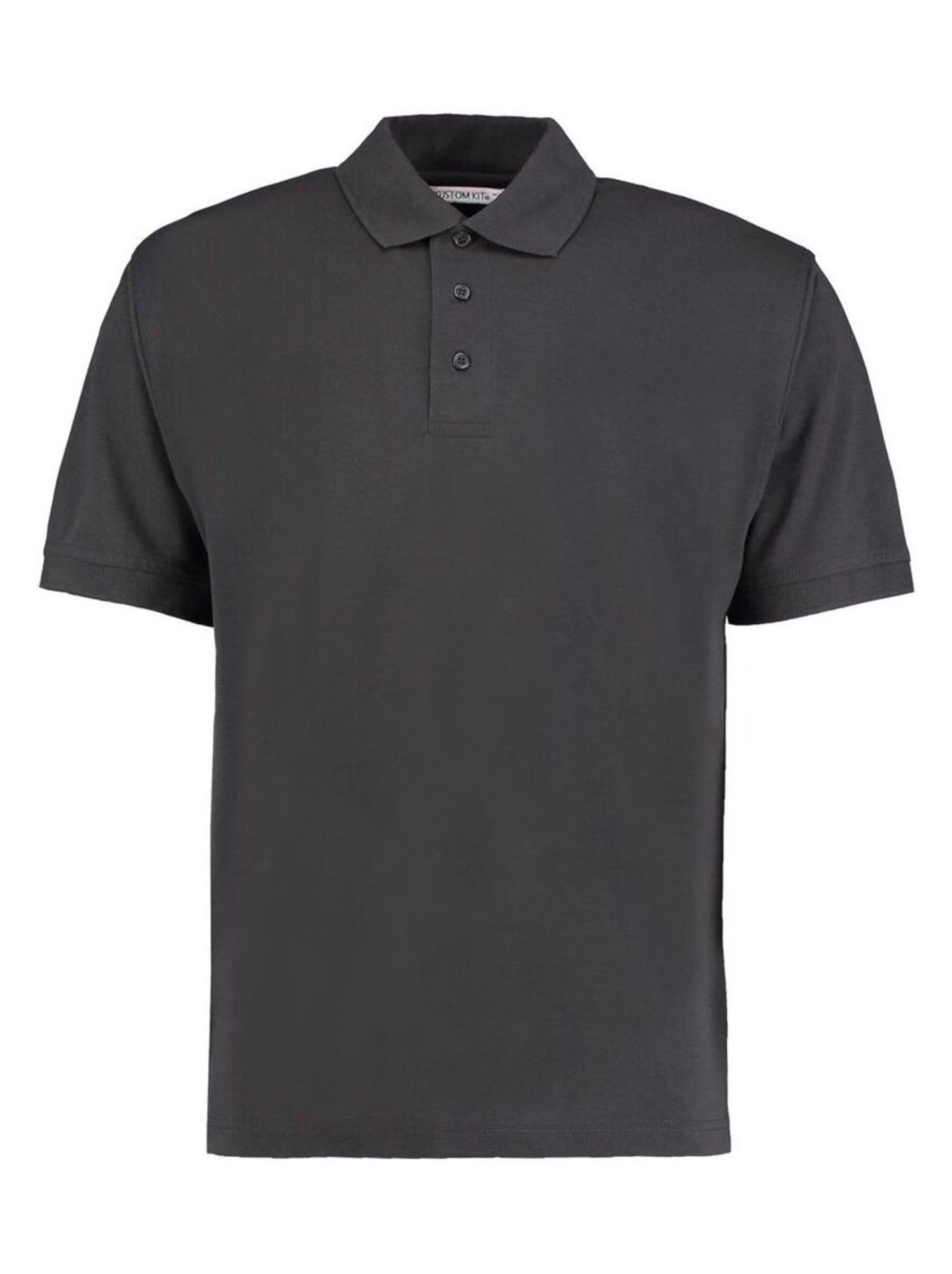 Kustom Kit - Polo à manches courtes - Noir Gris