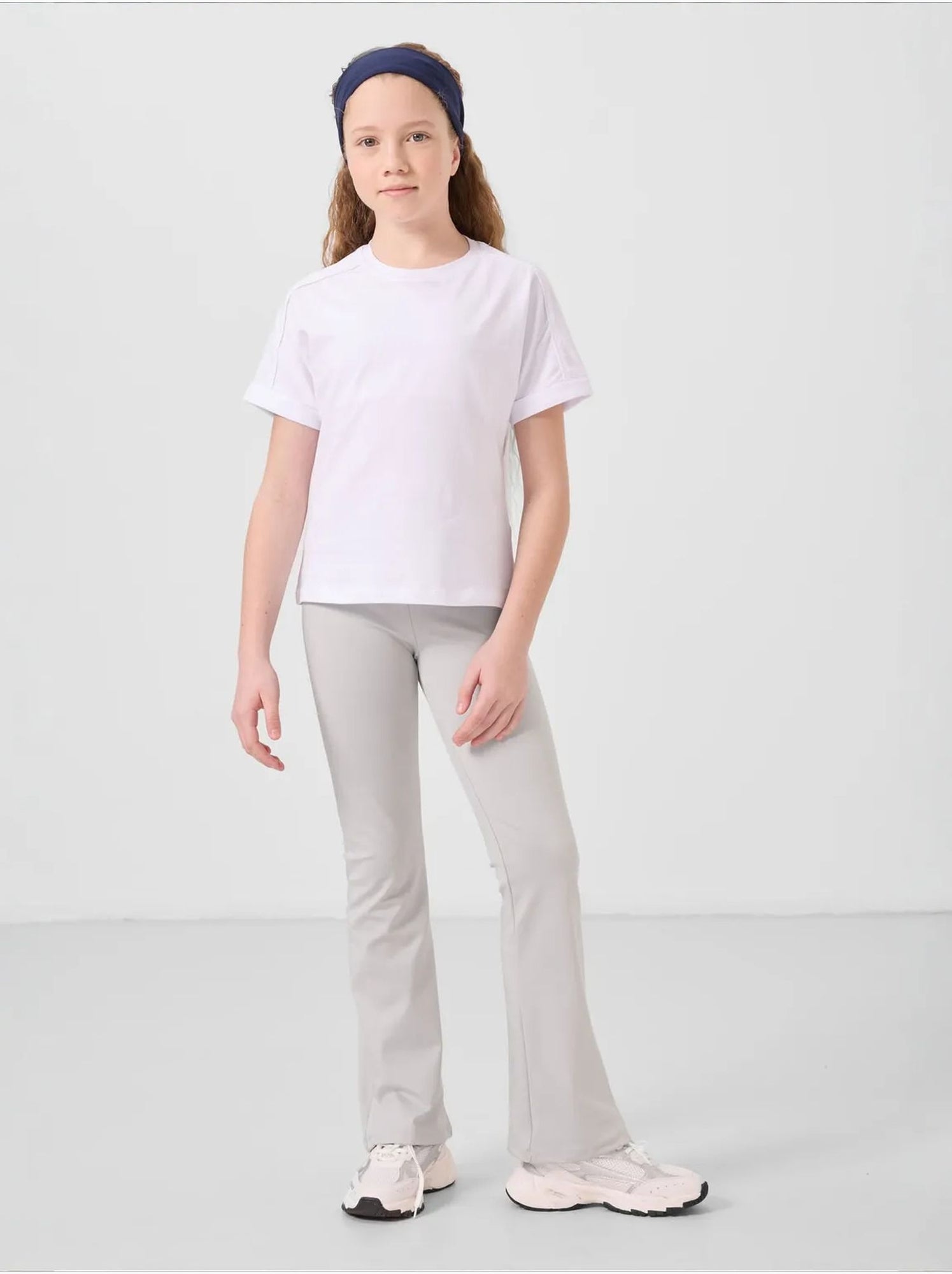 T-shirt unisexe junior en coton et élasthanne tommy - Blanc