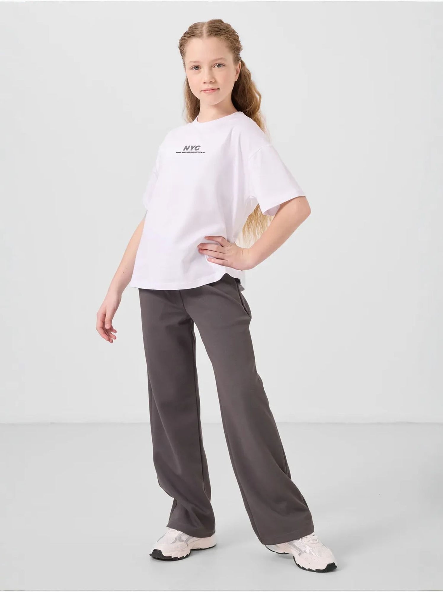 Ensemble pyjama jeunesse en coton et polyester tommy - Gris Noir